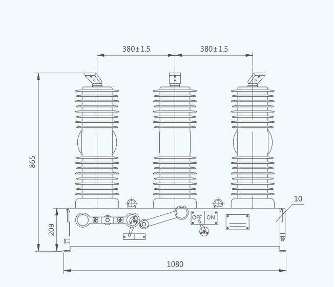 24kV outdoor vacuum circuit breaker