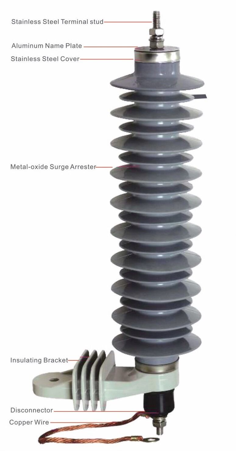 24kv polymeric lightning arrester