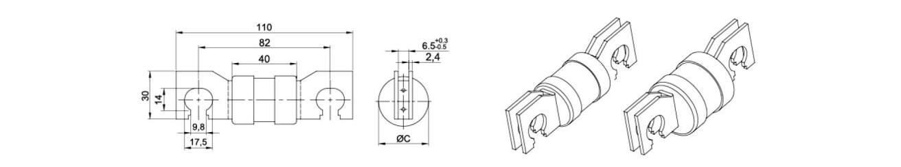 400a low voltage pole mount fuse cutout