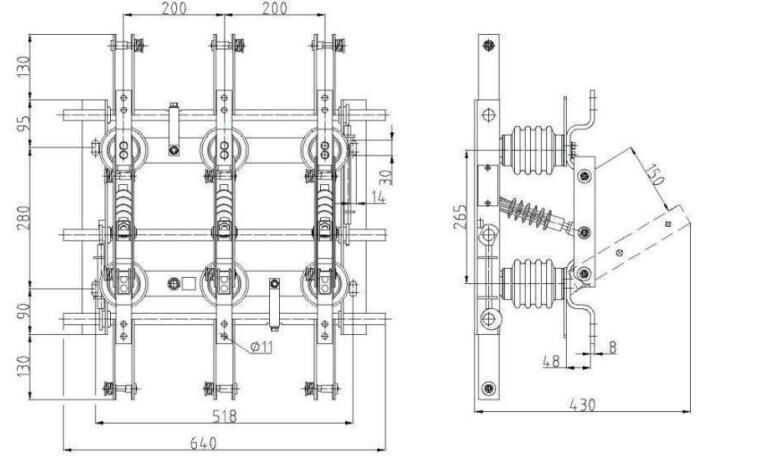 rvz 10/630 iii three pole disconnector