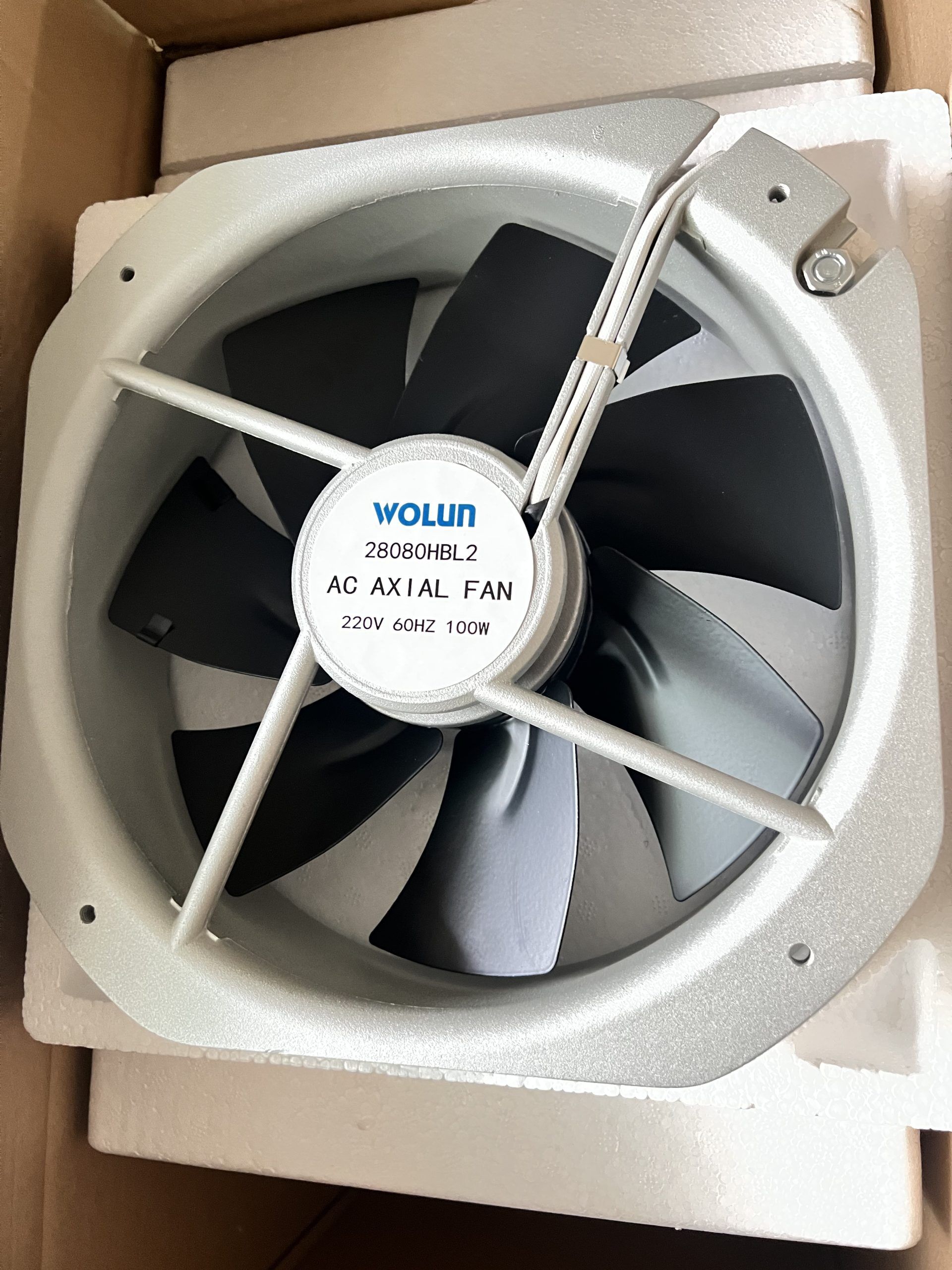 280X280X80mm 28080HBL AC Axial Flow Fan